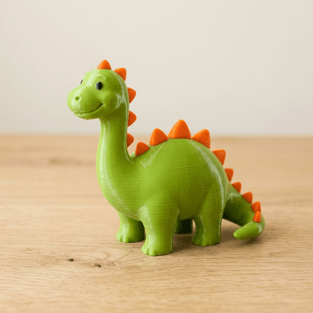 3D-printed dinosaur