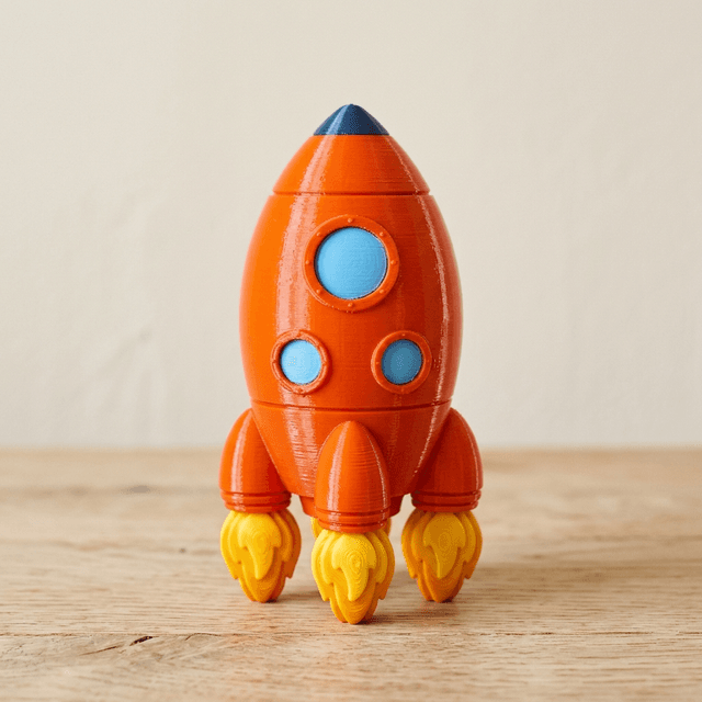 3D-printed rocket